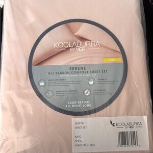 Koolaburra Pink Sheet Set Luxurious Bedding